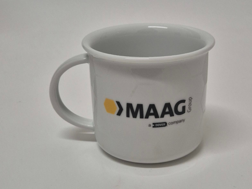 Porzellanbecher Wyk M in weiß, 0,25l, VE: 6 St.